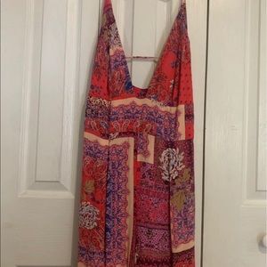 Free People Margarita Patchwork Jumpsuit